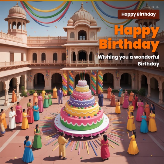 Birthday Wishes Card by FreshPost AI